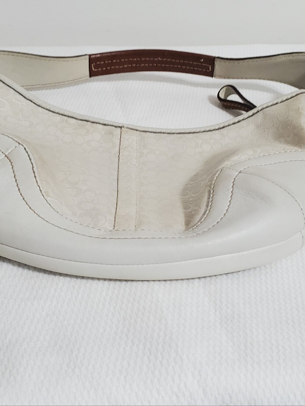 Coach 6351 Cream Signature Canvas Soho Hobo Y2K - Picture 12 of 14